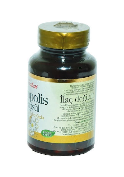 Balen Doğal Propolis Kapsülü 475 MG x 80 Bitkisel Kapsül