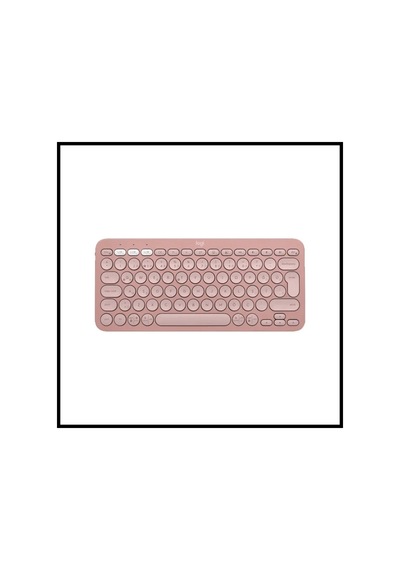 Teknoteg - Rsr - Logıtech K380s, Pebble Keys 2, Rose, 920-011861, Bluetooth, Türkçe, Q, Multimedya,
