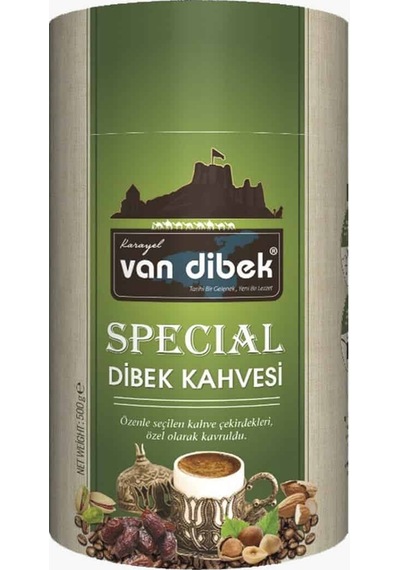 Van Dibek Special Dibek Kahvesi Silindir Kutu 500 Gr. Geleneksel