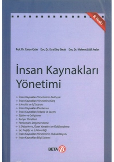 İnsan Kaynakları Yönetimi Canan Çetin Beta