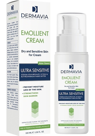 Dermavia Kuru ve Hassas Ciltler için Emolyent Krem 100 ML