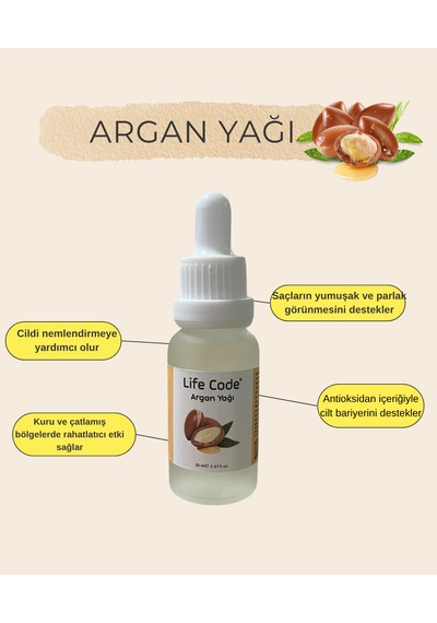 %100 Argan Yağı 20 Ml