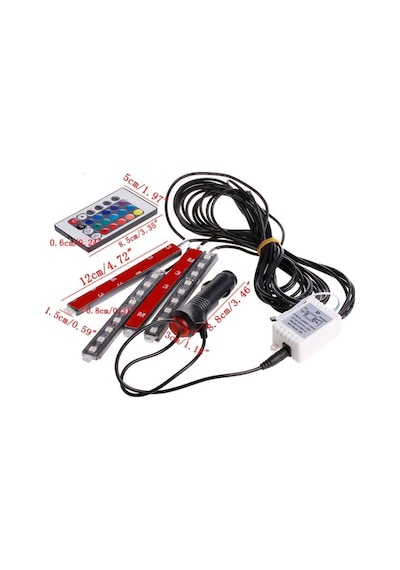 Ayak Altı Led Lamba Sese Duyarlı Led Müziğe Duyarlı Led 9 Ledli (443453520)