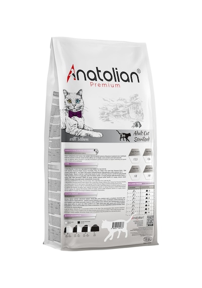 Anatolian Premium Kısırlaştırılmış Somonlu Yetişkin Kedi Maması 2 KG