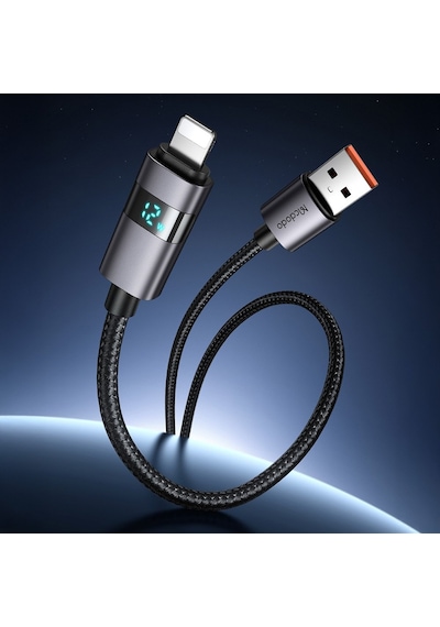 Mcdodo CA-6490 3A USB Hızlı Şarj Kablosu 1.2 M Siyah