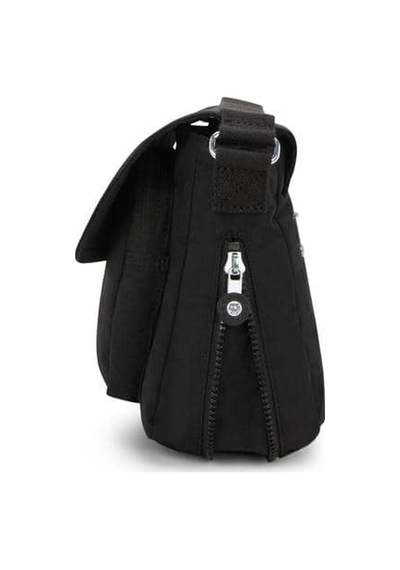 Kipling Dalma Orta Boy Omuz Çantası Siyah