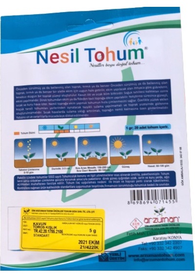 Kavun Sarı Kışlık Atalık Tohum 3 Paket