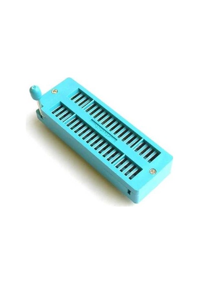 40 Pin Zif Soket Mandallı Kolay Entegre Montaj Aparatı Geliştirme Kartı Altın Kaplama 2.54mm Dıp Zıf