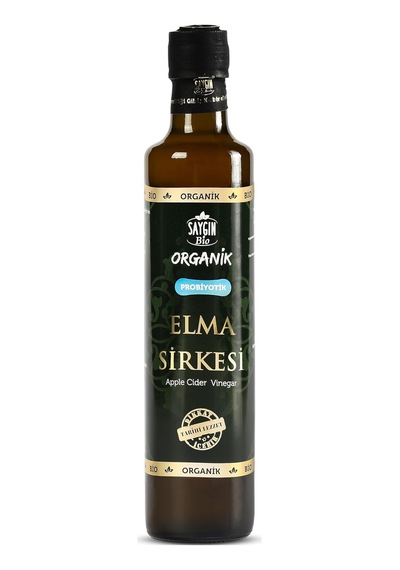 Saygın Tarihi Organik Elma Sirkesi Cam Şişe 500 Ml