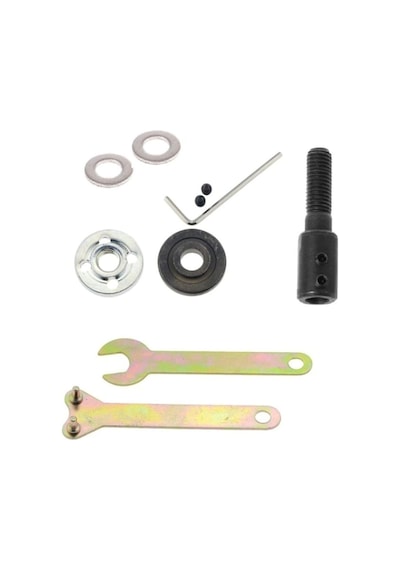 Depolife 8mm Motor Mili Için Bağlantı Şaftı Somunlu Anahtarlı Kaplin Seti Disk Bağlama Adaptörü Okul Proje Diğer