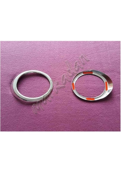 WOC Chrome Fiat Doblo Krom Sis Farı Çerçevesi 2006-2012 2 Parça P