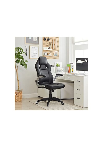 Siyah Ofis Koltuğu, Döner Sandalye, 70 X 65 X 115 Cm Açık Gri Siyah Ofis Koltuğu, Döner Sandalye, 70 X 65 X 115 Cm Açık Gri