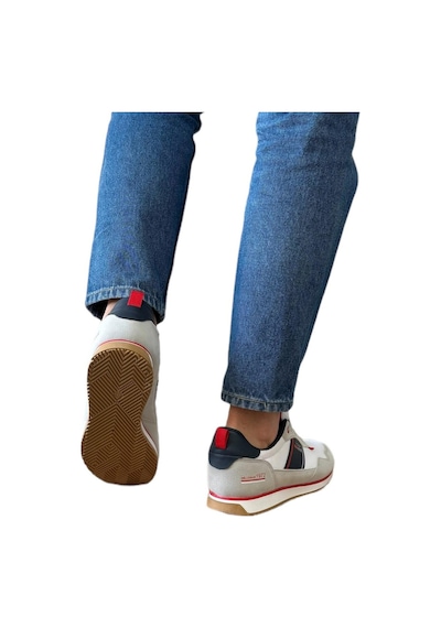 Erkek Günlük Sneaker Spor Ayakkabı Beyaz - Lacivert-Beyaz - Lacivert