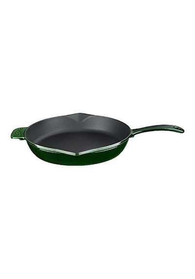 Lava Metal Premium Serisi - Döküm Kızartma Tavası, Yuvarlak, 28 Cm, Majolik Yeşil Genel