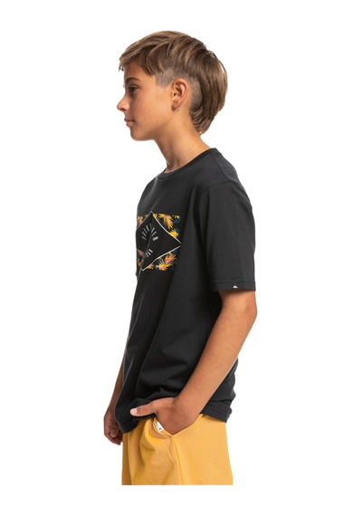 Quiksilver Circled Line Erkek Çocuk Tişört Siyah