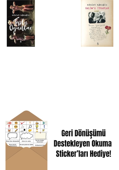 Toplu Oyunlar Ciltli + Halim'e İthaflar + Okuma Sticker'ları