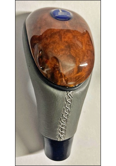 Ahşap Deri Vites Topuzu Mercedes W202, C208/209, W210, W211, W220 R230 Sl 2002-2004 R129 Sl 1995 Ve Sonrası R170 Slk 1996-1999 W163 Ml Açık Renk Ahşap