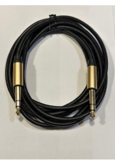 3 Metre 6.3 Mm Stereo Kablo 3 Metre Amfi Kablosu 3 Metre Gitar Saz Kablosu