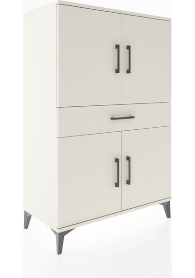 Hyperion Dolap 3 Raflı Tek Çekmeceli 4 Kapaklı 88x44x134 Ayta... Aytaşı