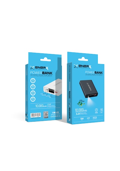 Enerx ENR-P2025DC 20000 Mah Powerbank Led Göstergeli, 2.1a Çift Usb Çıkış