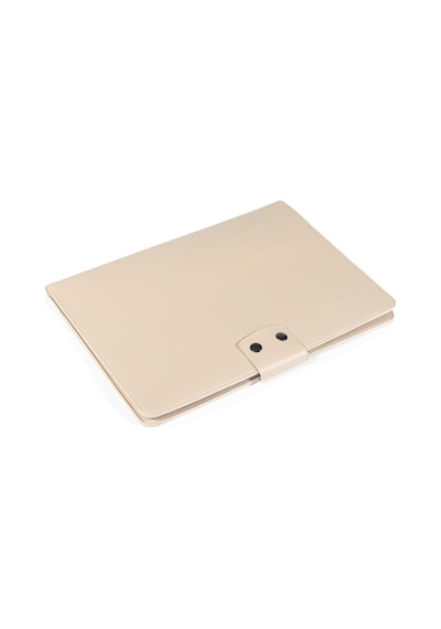 Organizer 15.6 İnç Laptop & Tablet Çantası Apple Uyumlu MacBook Air Pro Tablet Kılıfı Bej
