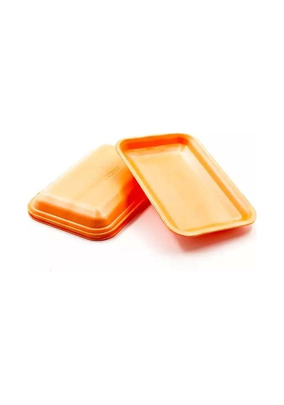 Tek Kullanımlık Köpük 2000 Gr. Turuncu Servis Et Kıyma Saklama Tepsi Tabak -265x175x35mm. - 20 Adet