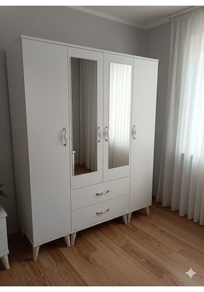 Koru 4 Kapaklı Dolap Gardırop - Byz M2
