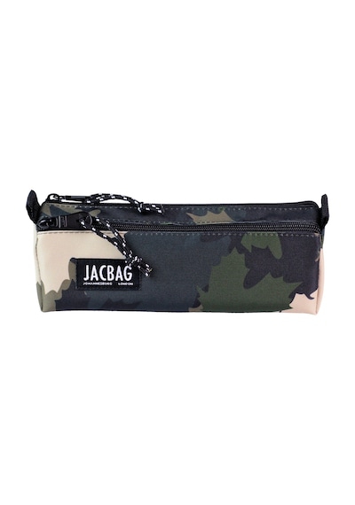 Jacbag Dual Prıme-çift Bölmeli Üçgen Tip Kalem Kutusu Dual Prime-haki Camoflora renkli