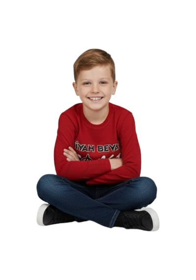 Beşiktaş Orijinal Lisanslı Uzun Kol Sweatshirt Kırmızı