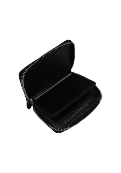 Diga Hakiki Deri Siyah Unisex Fermuarlı Mini Cüzdan Diga Hakiki Deri Siyah Unisex Fermuarlı Mini Cüzdan