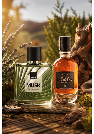 Avon Wild Country + Musk Metropolitano Erkek Parfüm Seti