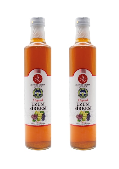 Atatürk Orman Çiftliği Üzüm Sirkesi 2 Li Set 2 X 500 Ml