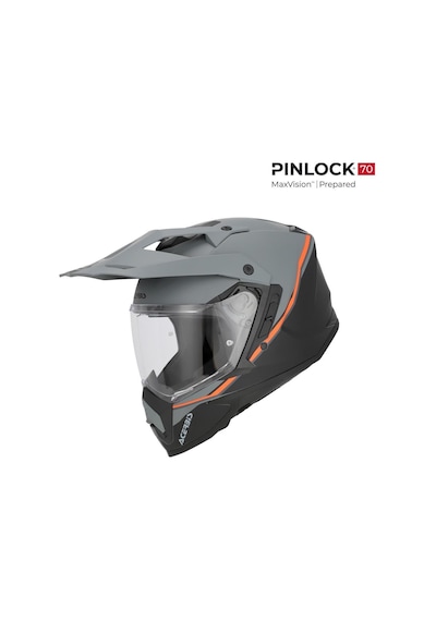 Acerbis Assault Graphıc 22-06 Kask Siyah Turuncu Siyah