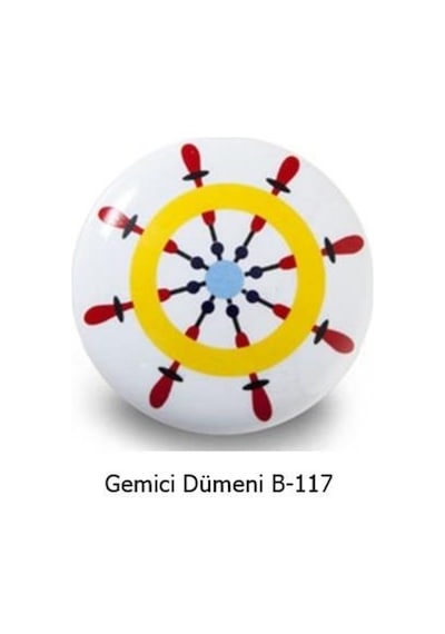 Eymenyapimarket Porselen Düğme Bebek Çocuk Odası Dolap Çekmece Kulp