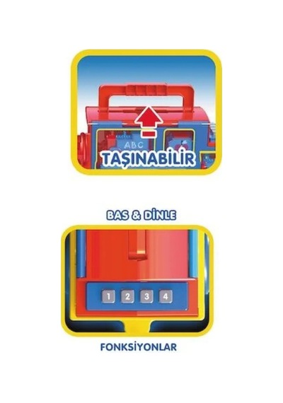 Eğitici İnteraktif Tren Seti - Sesli, Işıklı, Manyetik Vagonlu Ve Kaydıraklı Büyük Oyuncak
