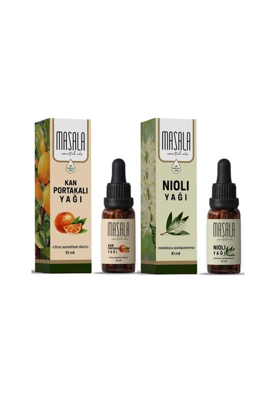 Saf Kan Portakalı Yağı - Niaouli Yağı 10 Ml. X 2 Adet Diğer