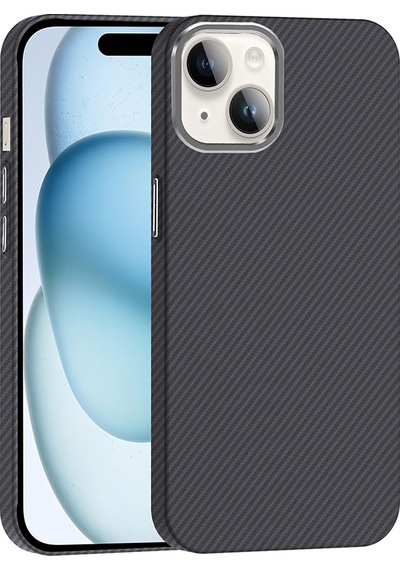 Teleplus Apple Uyumlu iPhone  14 Kılıf M-safe Karbon Fiber Tasarım Gross Kapak