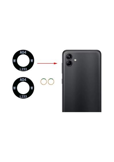 Samsung Uyumlu Galaxy A04 Kamera Lensi Cam Sm-a045f