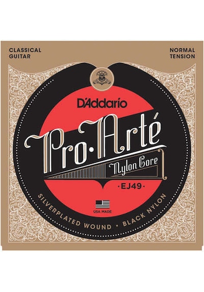 D´Addario Ej49 Normal Tension Siyah Naylon Klasik Gitar Teli