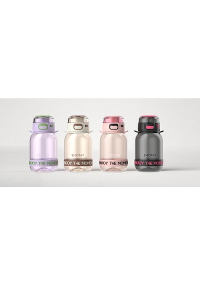 Shotay St-7104 700ml Siyah Tritan Matara Siyah