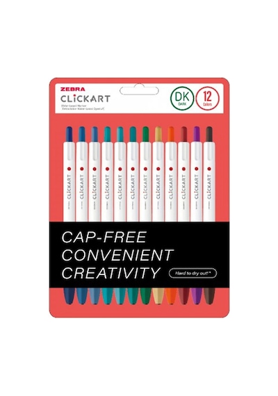 Zebra Clickart Market Pen Dk 12 Lı Set Çok Renkli