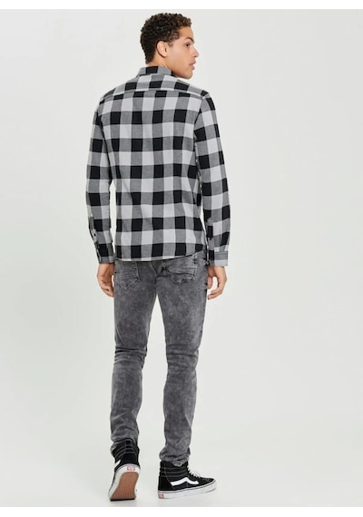 Only & Sons Onsgudmund Erkek Kareli Gömlek 001