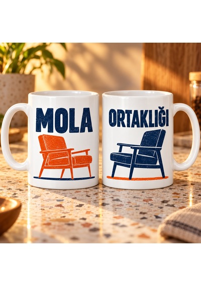 Ventra Mola Ortaklığı 2'li Porselen Kupa Seti - Model 698 Ventra