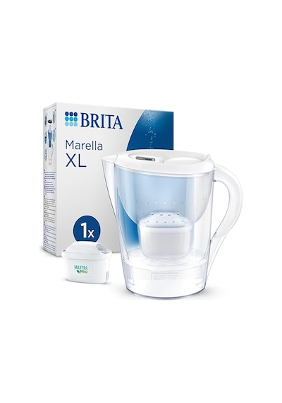 BRITA Marella XL 1x Maxtra Pro All-In-1 Filtreli Su Arıtma Sürahisi - Beyaz 3,5 lt