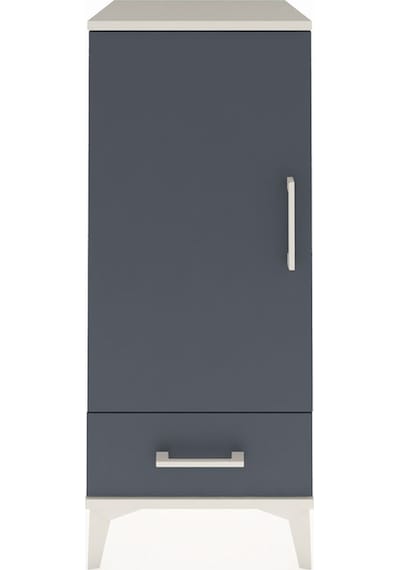 Hyperion Komodin 2 Raflı Tek Çekmeceli Tek Kapaklı 44x44x106 Aytaşı-antrasit Aytası