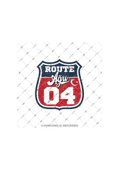 Roup16 Route Ağri 04 Sticker