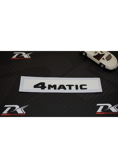 4 Matic Bagaj Siyah Renk 3M 3D Yazı Logo Ür