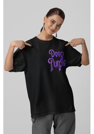 Sevbano Deep Purple Rock Metal Müzik Grubu Sırt Baskılı Unisex Oversize T Siyah Sevbano Deep Purple Rock Metal Müzik Grubu Sırt Baskılı Unisex Oversize T Siyah