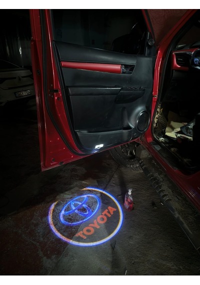 Autogp Toyota Land Cruiser Kapı Altı Işık Lazer Led Logo Hoşgeldin Aydınlatması