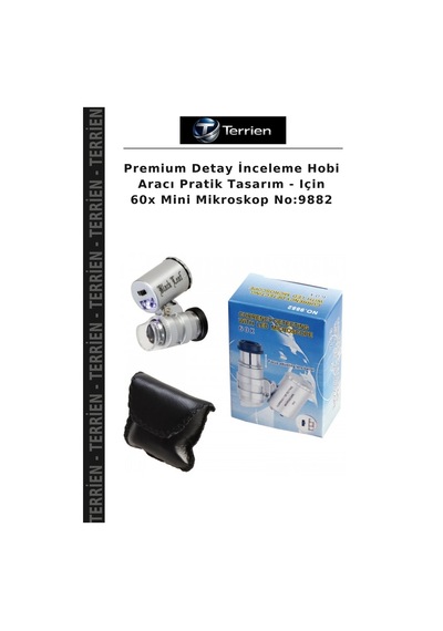 Premium Detay İnceleme Hobi Aracı Pratik Tasarım - Için 60x Mini Mikroskop No:9882